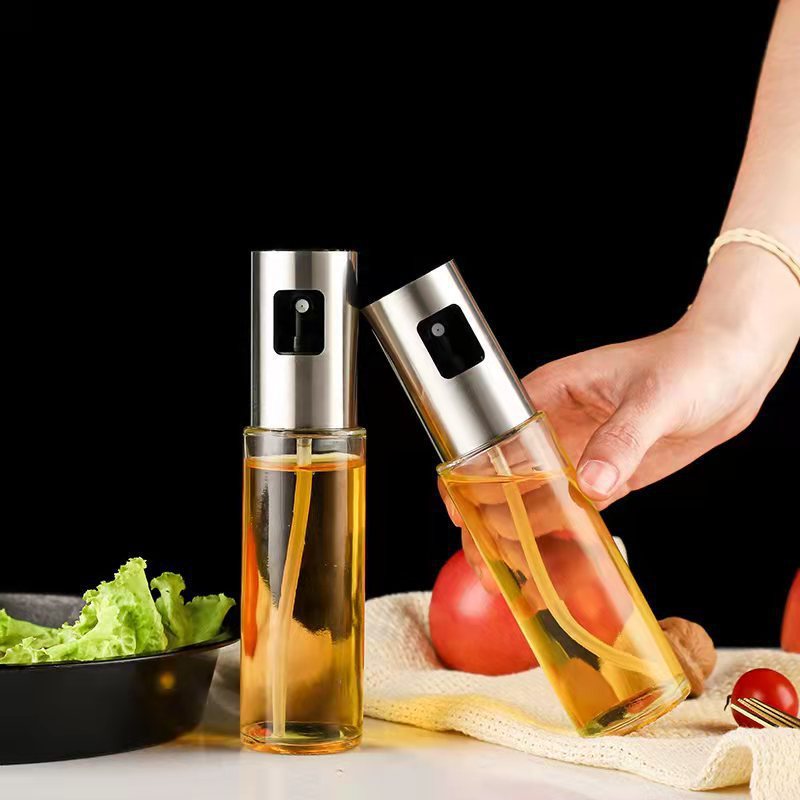 Creative Oil Spray Dispenser – Fine Mist Fuel Injector Press Oiler for Cooking, Kitchen & BBQ