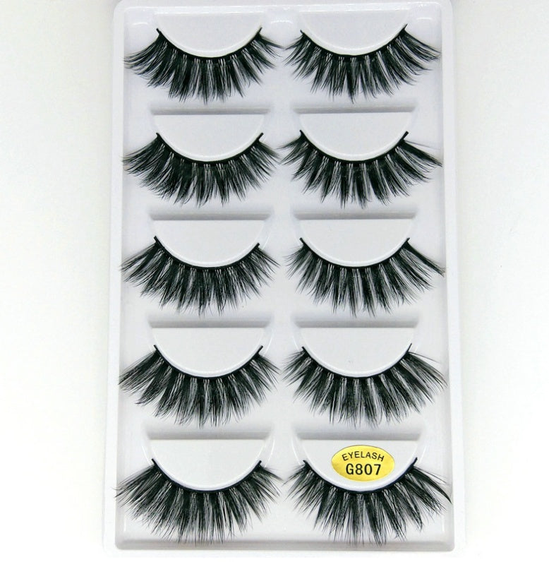 3D Mink Hair False Eyelashes – Natural Look, Wispy & Reusable Lashes for Glam Makeup