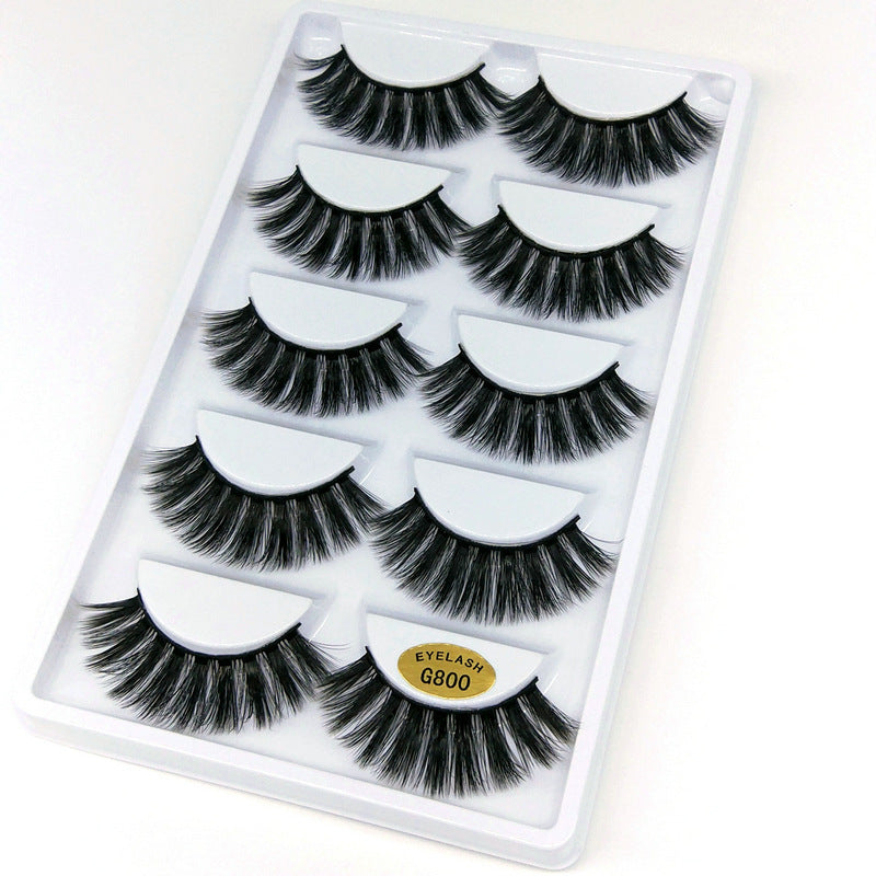3D Mink Hair False Eyelashes – Natural Look, Wispy & Reusable Lashes for Glam Makeup