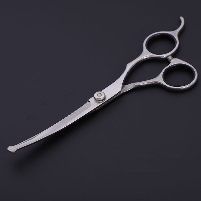 Stainless Steel Pet Trimming Shears – Professional Dog & Cat Grooming Scissors for Safe, Precise Haircuts