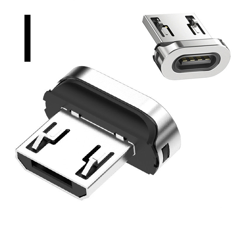 Magnetic Charging Adapter – Universal USB-C, Micro USB & Lightning Converter for Fast Data & Charging