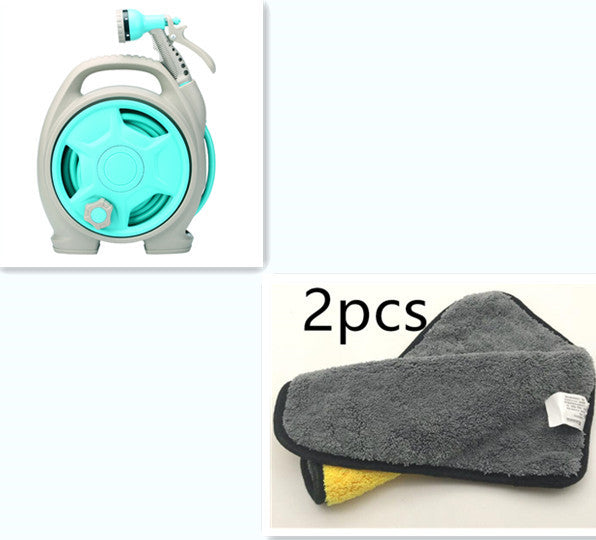 Car Wash Water Pipe with Storage Pipe Frame – High Pressure Garden Hose Reel for Car Cleaning & Outdoor Use