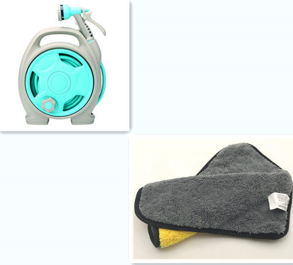 Car Wash Water Pipe with Storage Pipe Frame – High Pressure Garden Hose Reel for Car Cleaning & Outdoor Use