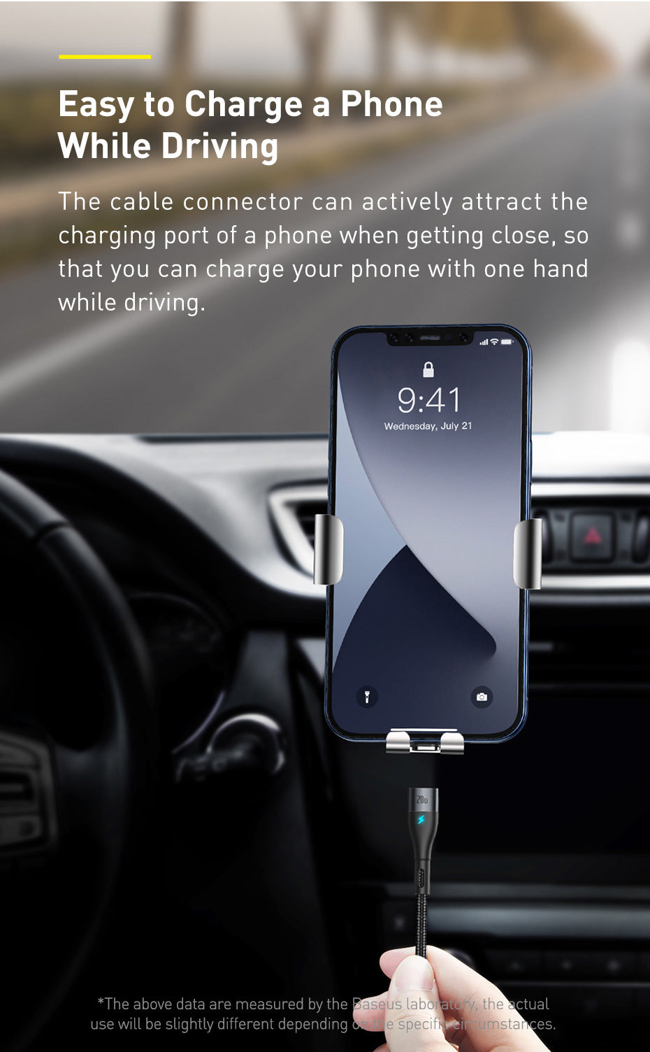 Baseus Magnetic iPhone 12 Charging Cable – Zinc Alloy Fast Charging PD 20W Data Cable Compatible with Apple Devices