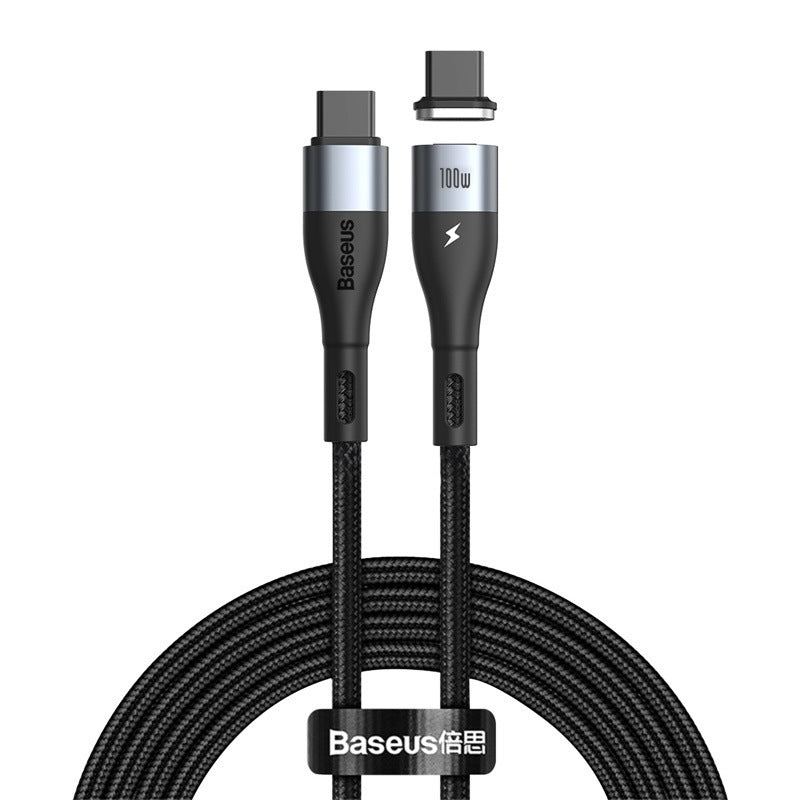 Baseus Magnetic iPhone 12 Charging Cable – Zinc Alloy Fast Charging PD 20W Data Cable Compatible with Apple Devices