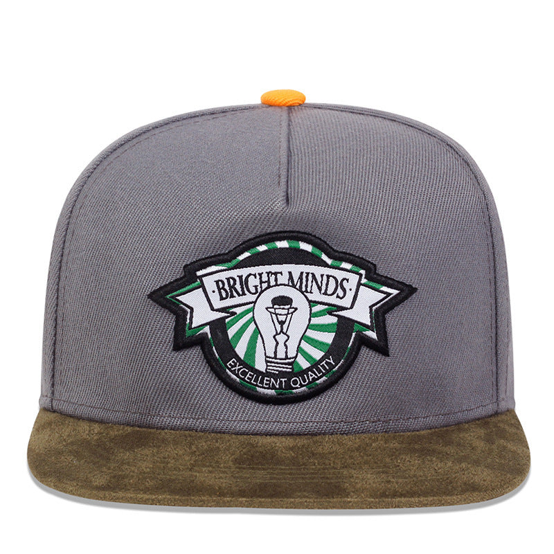 Unisex Hip Hop Flat Brim Cap – Fashion Bulb Series Outdoor Sun Shade Snapback Hat