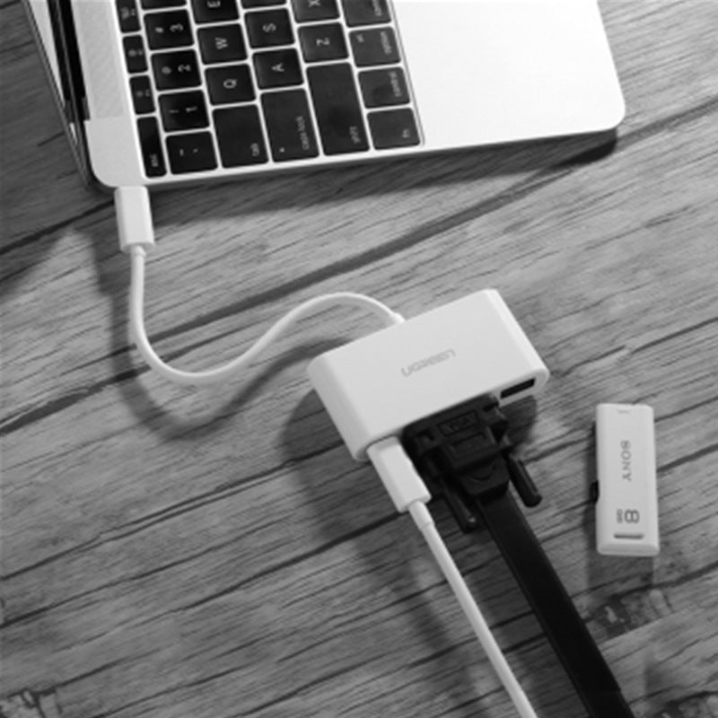 Notebook USB Splitter Hub with HD Head – Multi-Port USB Adapter for Laptops & PCs