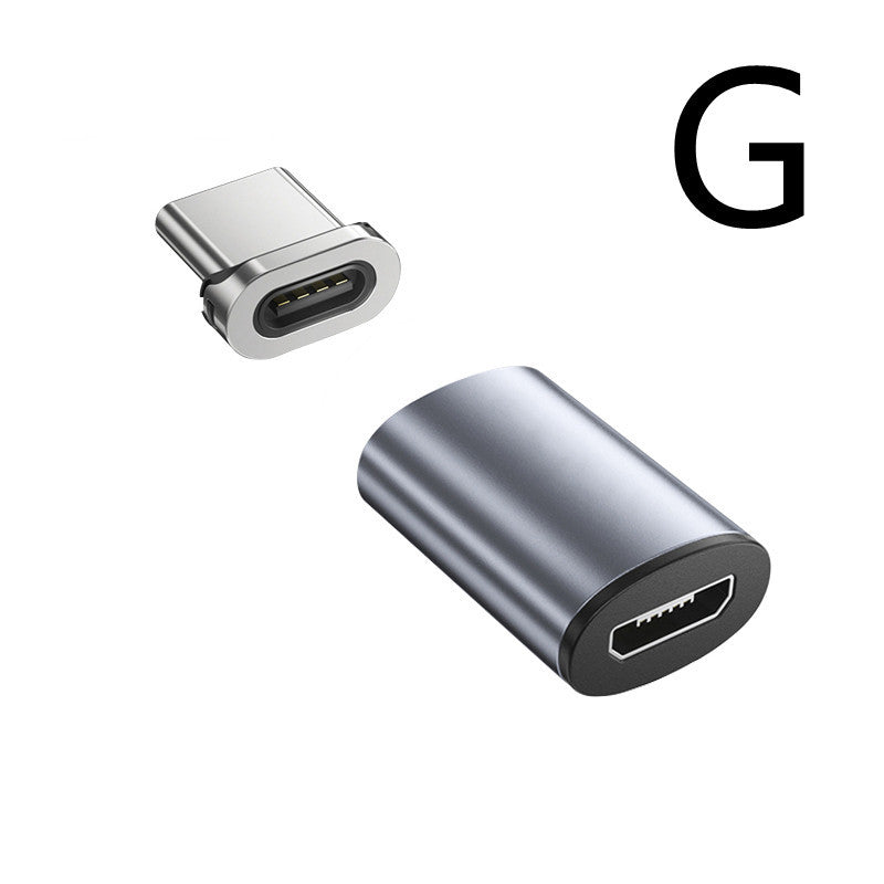 Magnetic Charging Adapter – Universal USB-C, Micro USB & Lightning Converter for Fast Data & Charging