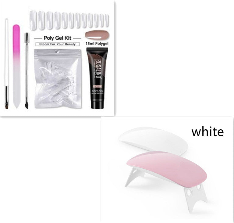 Crystal Light Therapy Gel Nail Quick Extension – Fast-Curing Nail Builder Gel for Salon & Home Use