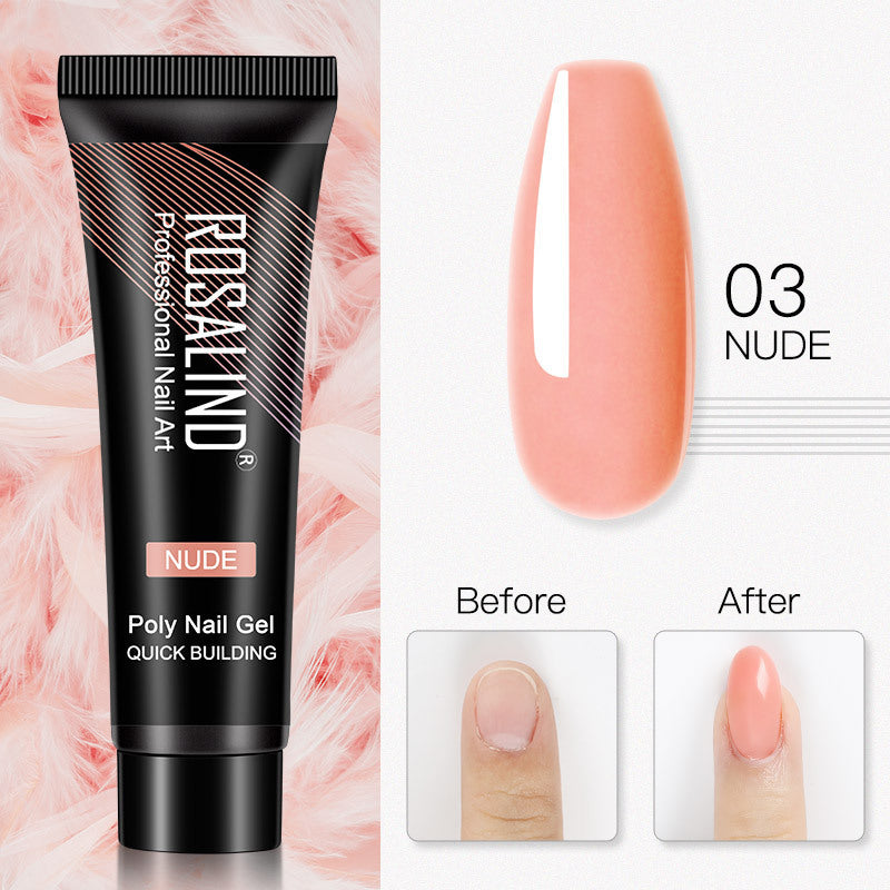 Crystal Light Therapy Gel Nail Quick Extension – Fast-Curing Nail Builder Gel for Salon & Home Use