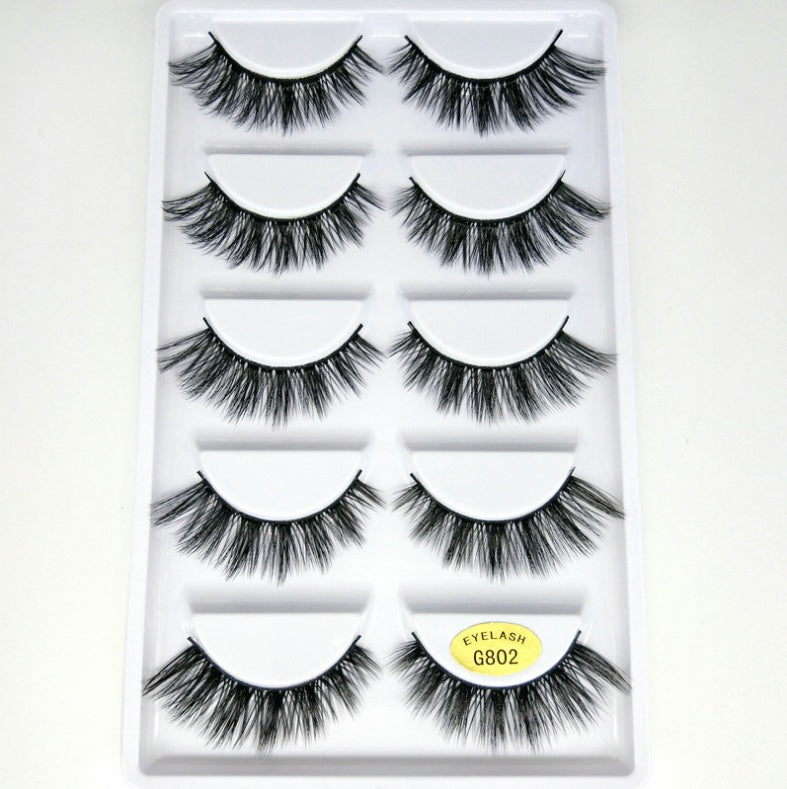 3D Mink Hair False Eyelashes – Natural Look, Wispy & Reusable Lashes for Glam Makeup