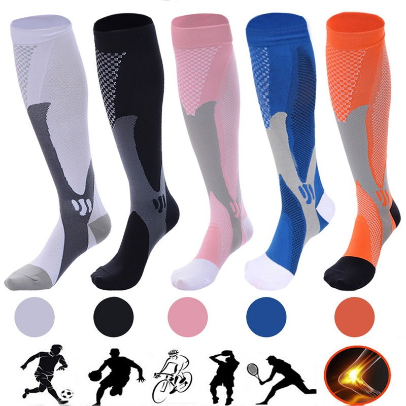 Compression Socks for Men & Women – Best Graduated Athletic Fit for Running, Flight, Travel, Circulation & Recovery
