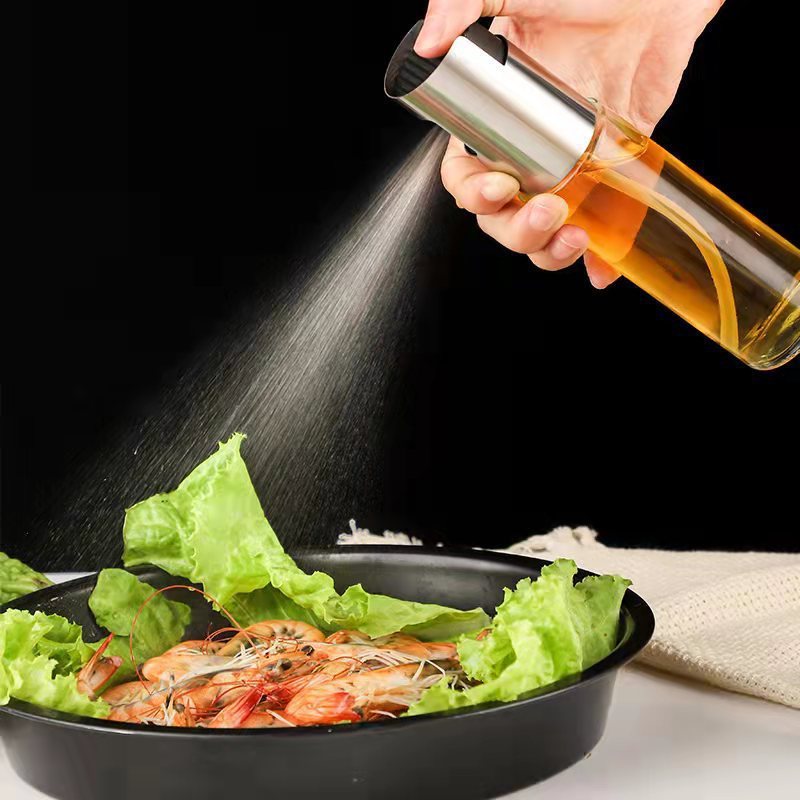 Creative Oil Spray Dispenser – Fine Mist Fuel Injector Press Oiler for Cooking, Kitchen & BBQ