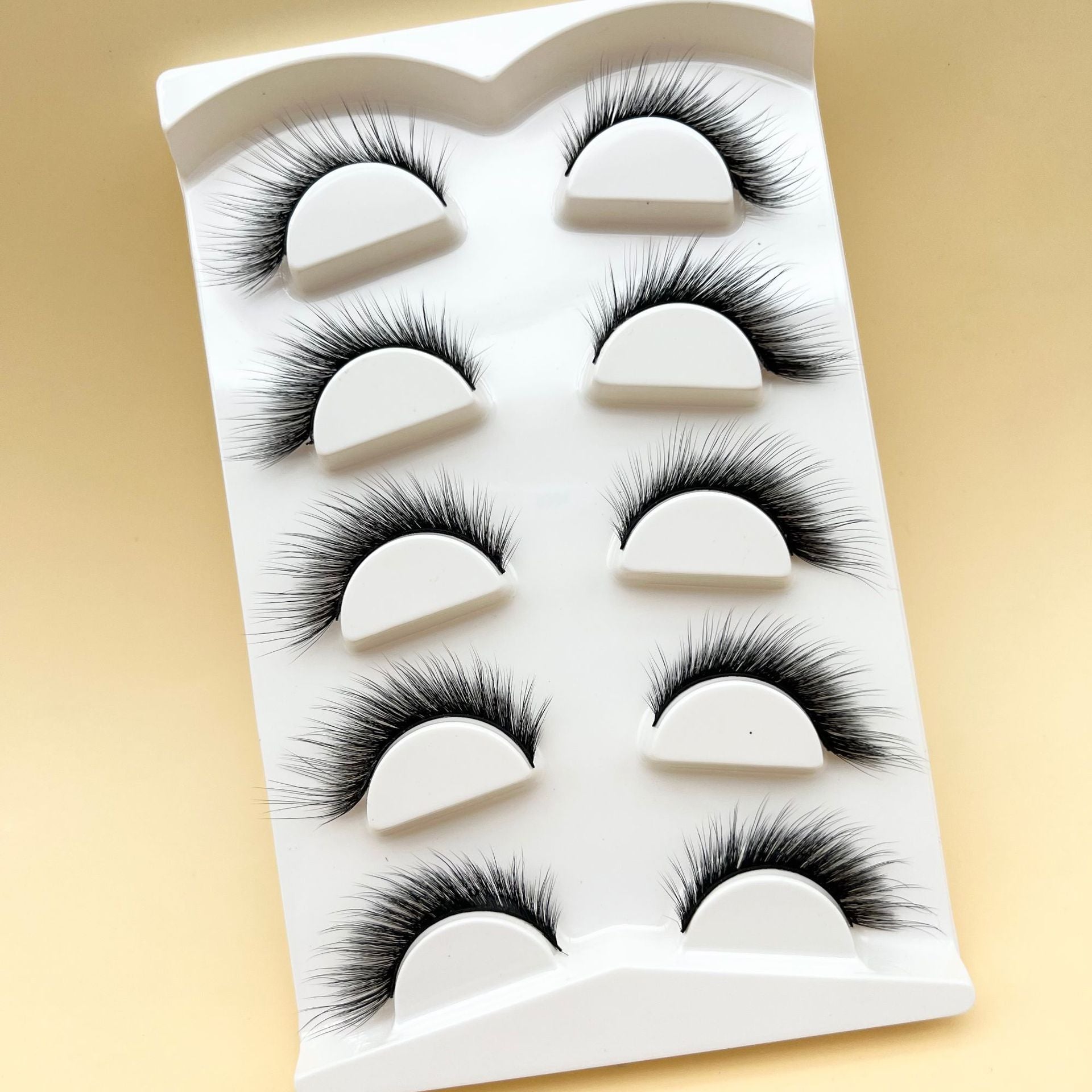 Mink Eyelashes – Eye Tail Lengthening Natural Flat False Lashes for Everyday & Party Makeup