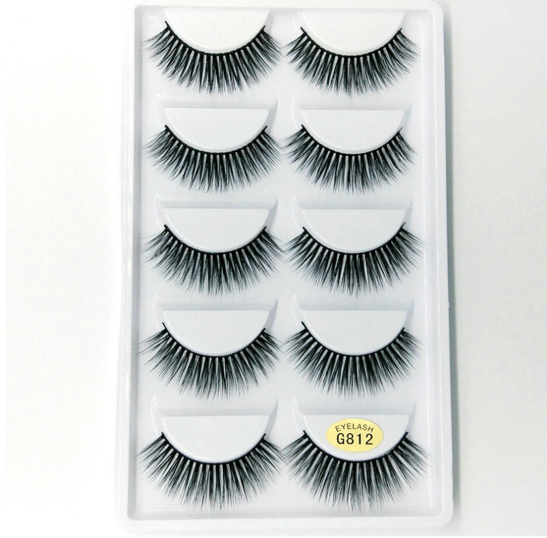 3D Mink Hair False Eyelashes – Natural Look, Wispy & Reusable Lashes for Glam Makeup