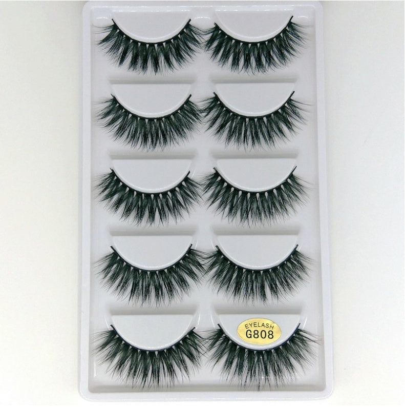 3D Mink Hair False Eyelashes – Natural Look, Wispy & Reusable Lashes for Glam Makeup