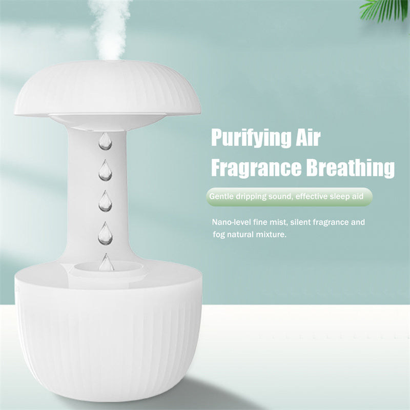 Anti-Gravity Air Humidifier – Silent Countercurrent Cool Mist Maker with Levitating Water Drops for Relaxation & Fatigue Relief