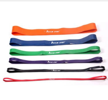 Nature Pure Latex Resistance Bands – 6 Size Fitness Power Training Strength Loop Pull Up Bands Rubber Expander