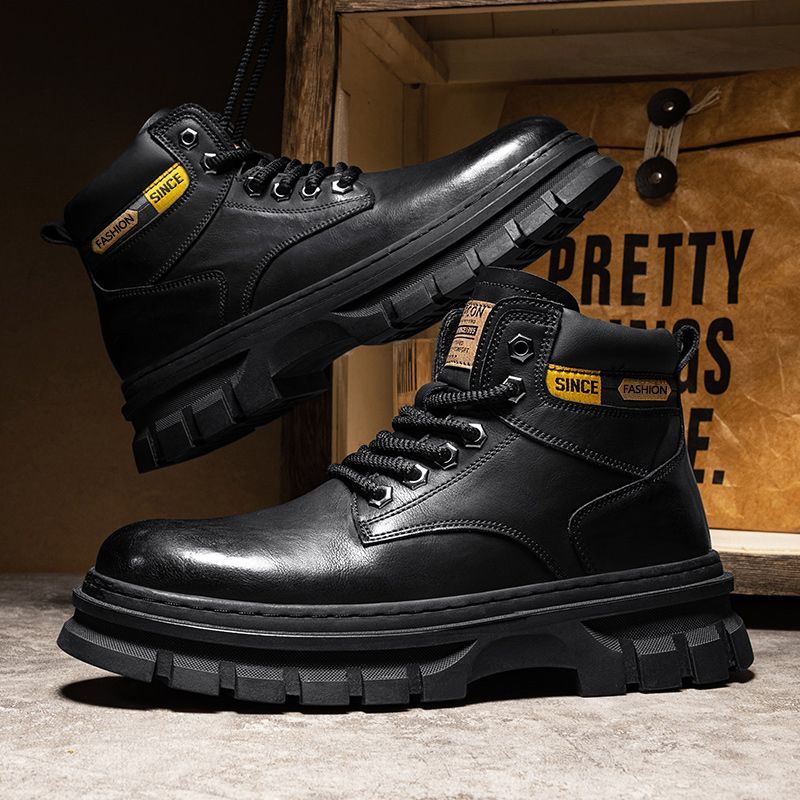 Martin Boots for Men – Trendy High Top British Style Workwear Boots | Durable Leather, Fashionable & Comfortable