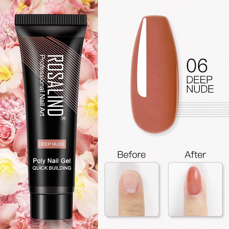 Crystal Light Therapy Gel Nail Quick Extension – Fast-Curing Nail Builder Gel for Salon & Home Use