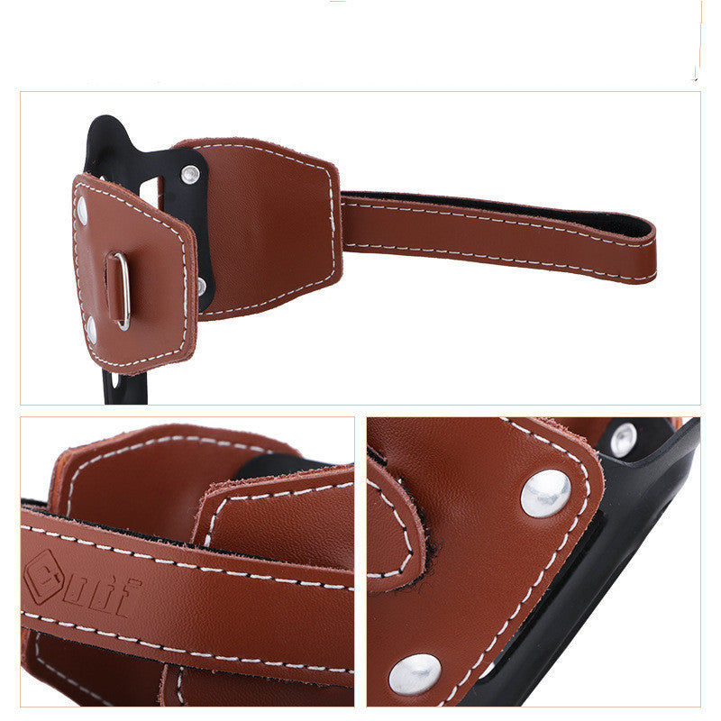 Vintage Bicycle Leather Water Bottle Holder – Handmade Cowhide Bike Bottle Cage for Cycling