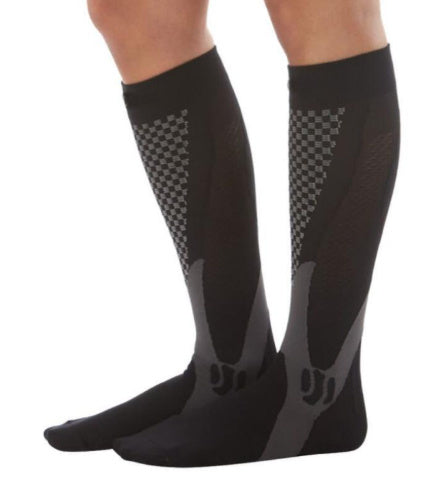 Compression Socks for Men & Women – Best Graduated Athletic Fit for Running, Flight, Travel, Circulation & Recovery