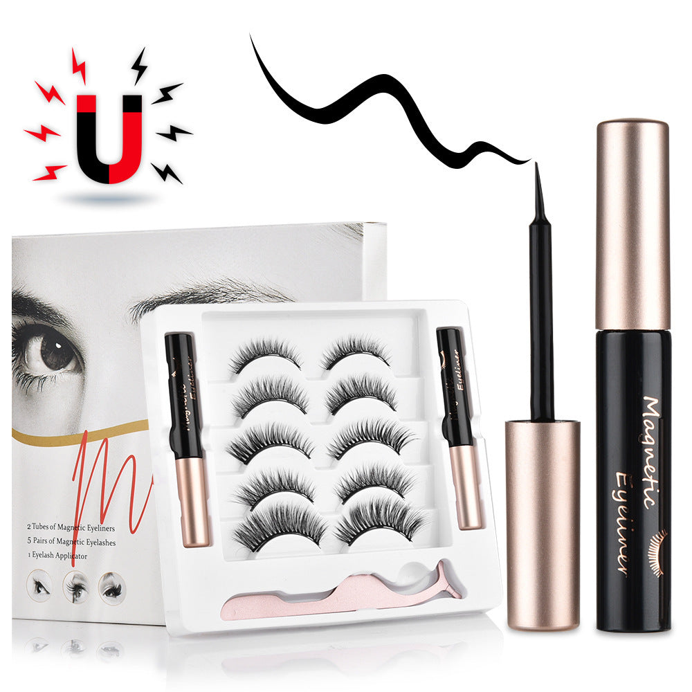 Magnetic False Eyelashes – Reusable Natural & Dramatic Lashes with Magnetic Eyeliner for Easy Application