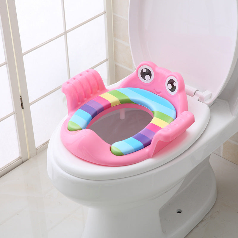 Baby Potty Training Seat – Children’s Toilet Seat with Backrest & Handles, Non-Slip Toddler Toilet Chair for Kids