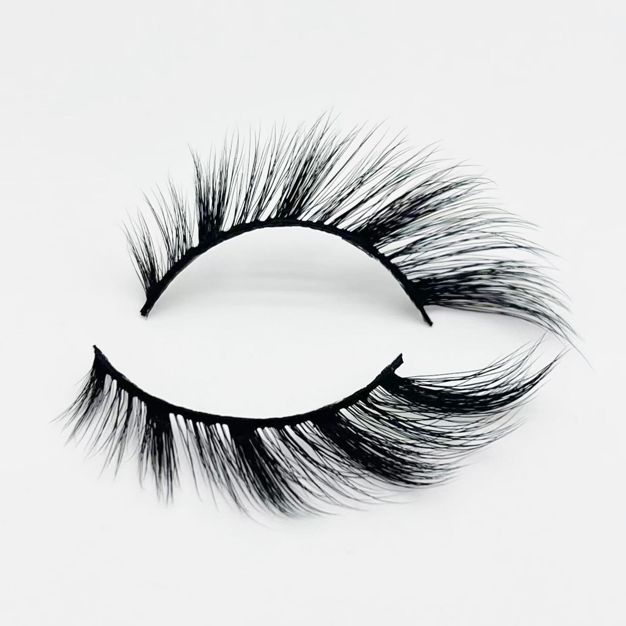 Mink Eyelashes – Eye Tail Lengthening Natural Flat False Lashes for Everyday & Party Makeup