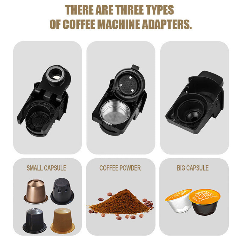 Multifunctional Italian Capsule Coffee Machine – Espresso, Latte & Cappuccino Maker for Home & Office