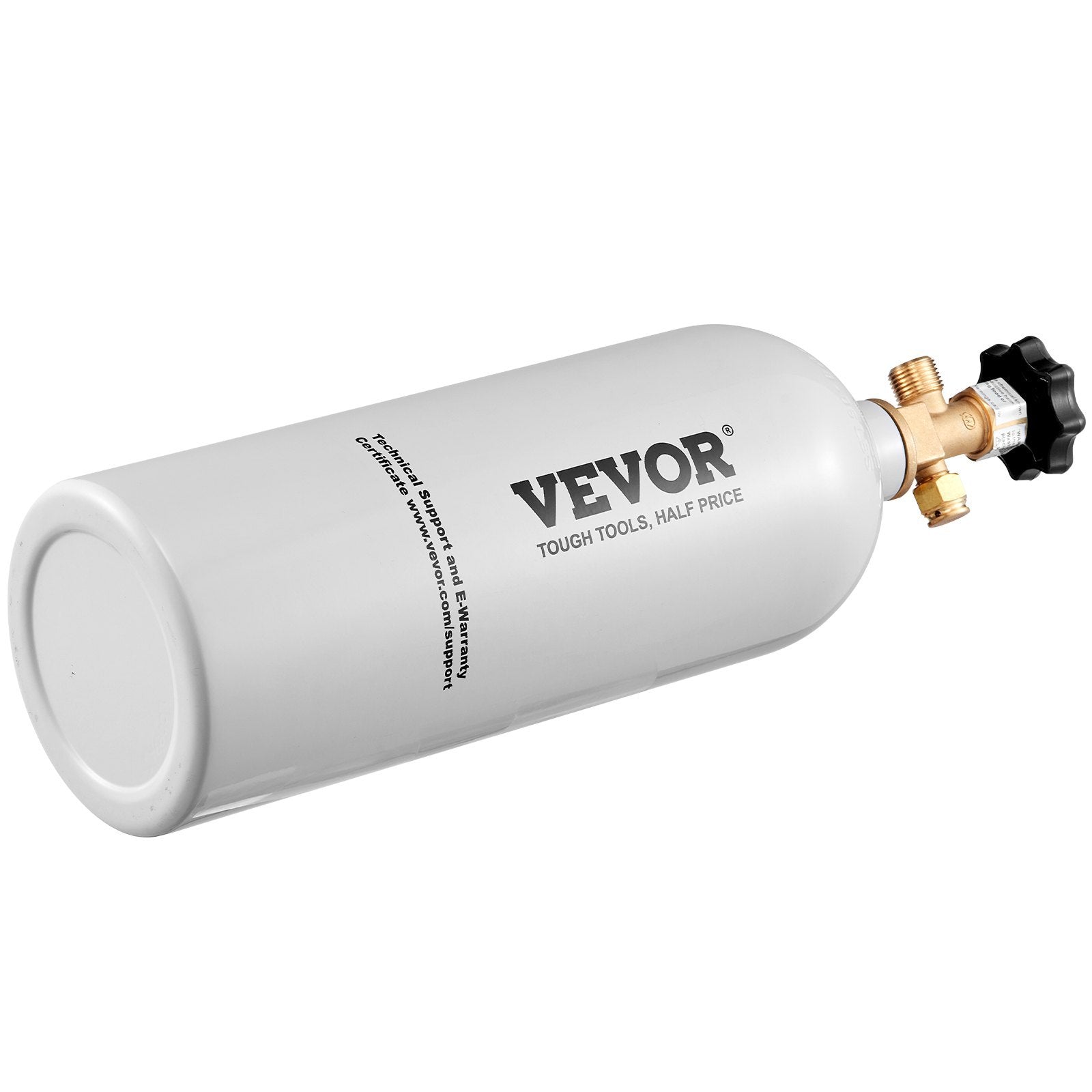 VEVOR 5 Lbs CO2 Tank – Aluminum Gas Cylinder with CGA320 Valve for Draft Beer, Soda & Home Brewing