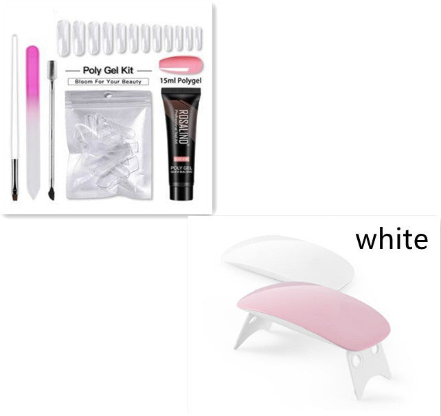 Crystal Light Therapy Gel Nail Quick Extension – Fast-Curing Nail Builder Gel for Salon & Home Use