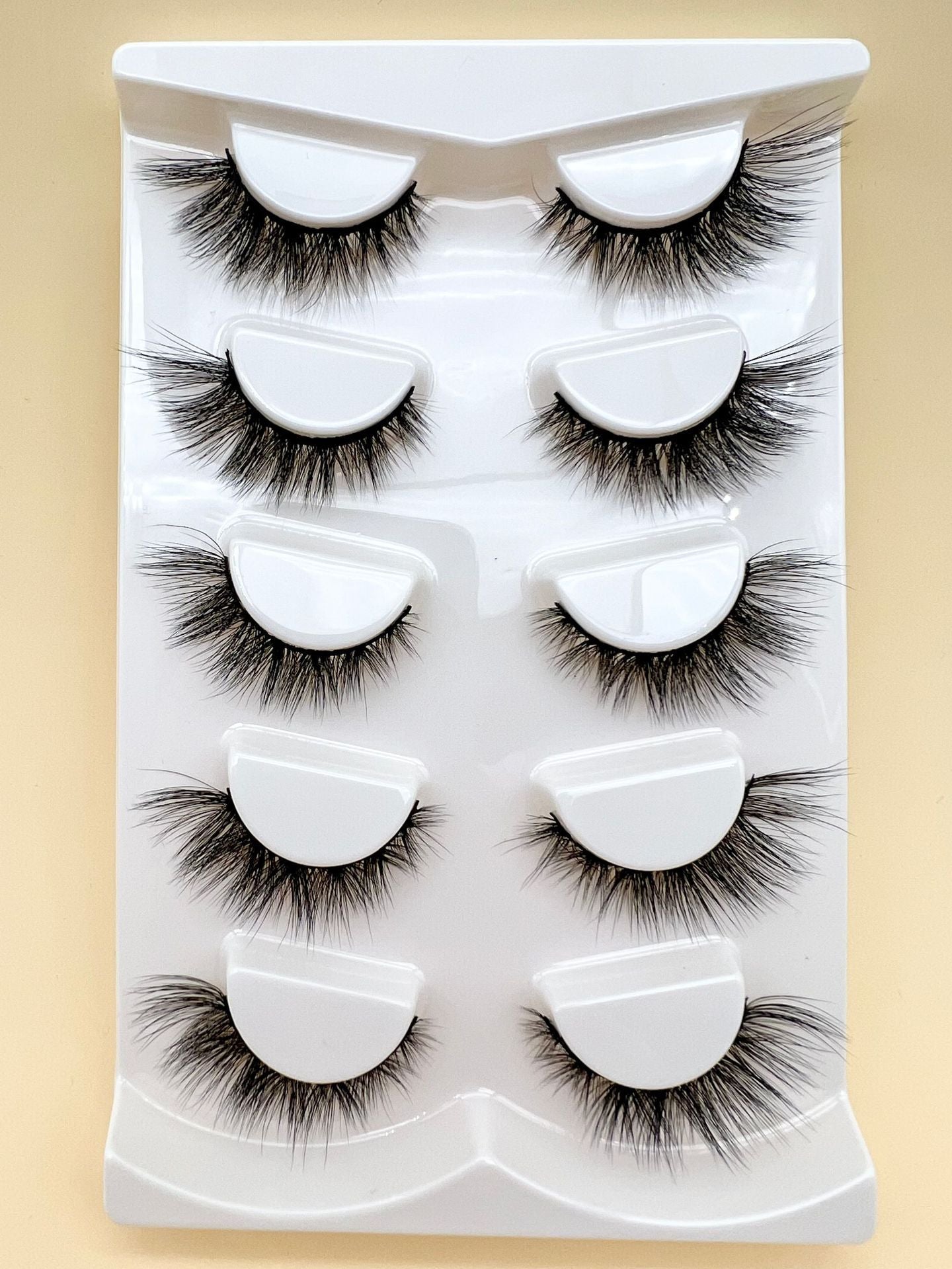 Mink Eyelashes – Eye Tail Lengthening Natural Flat False Lashes for Everyday & Party Makeup
