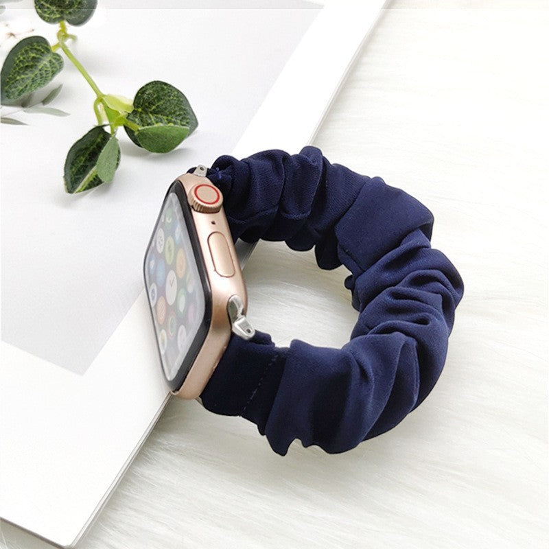 Scrunchie Watch with Hidden Zipper Pocket – Stylish Hair Tie Wristband with Secret Storage