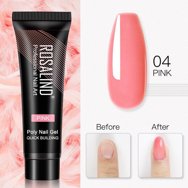 Crystal Light Therapy Gel Nail Quick Extension – Fast-Curing Nail Builder Gel for Salon & Home Use