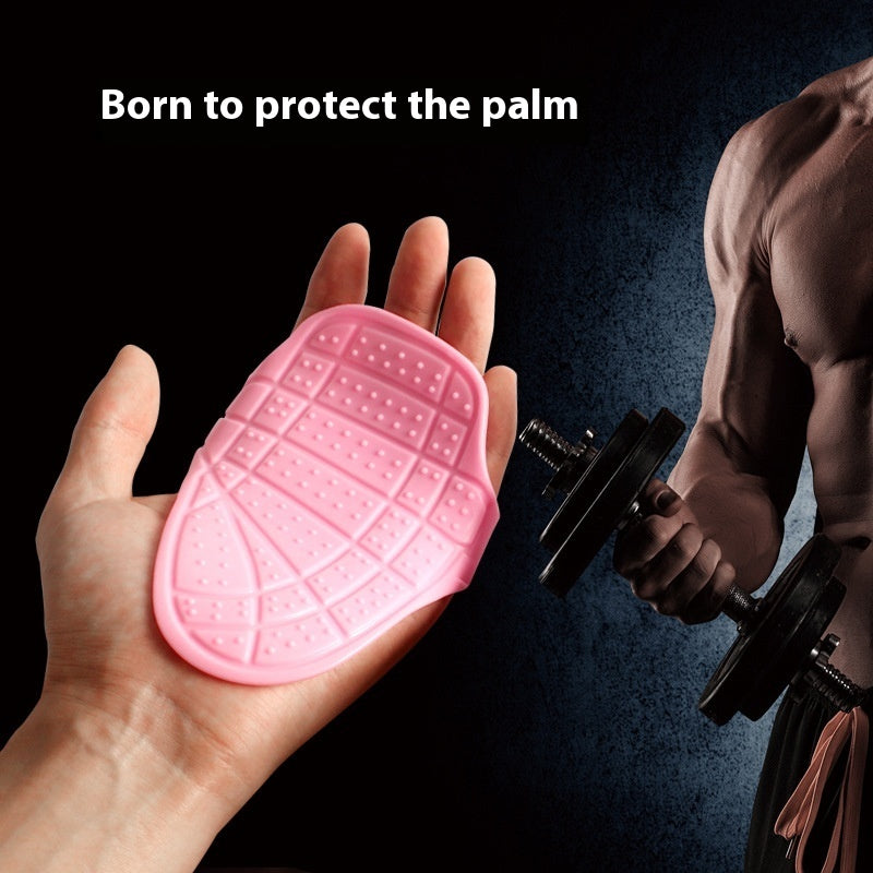 Silicone Hand Protector Gloves – Anti-Wear Fitness Weightlifting Dumbbell Grip for Gym & Sports Training