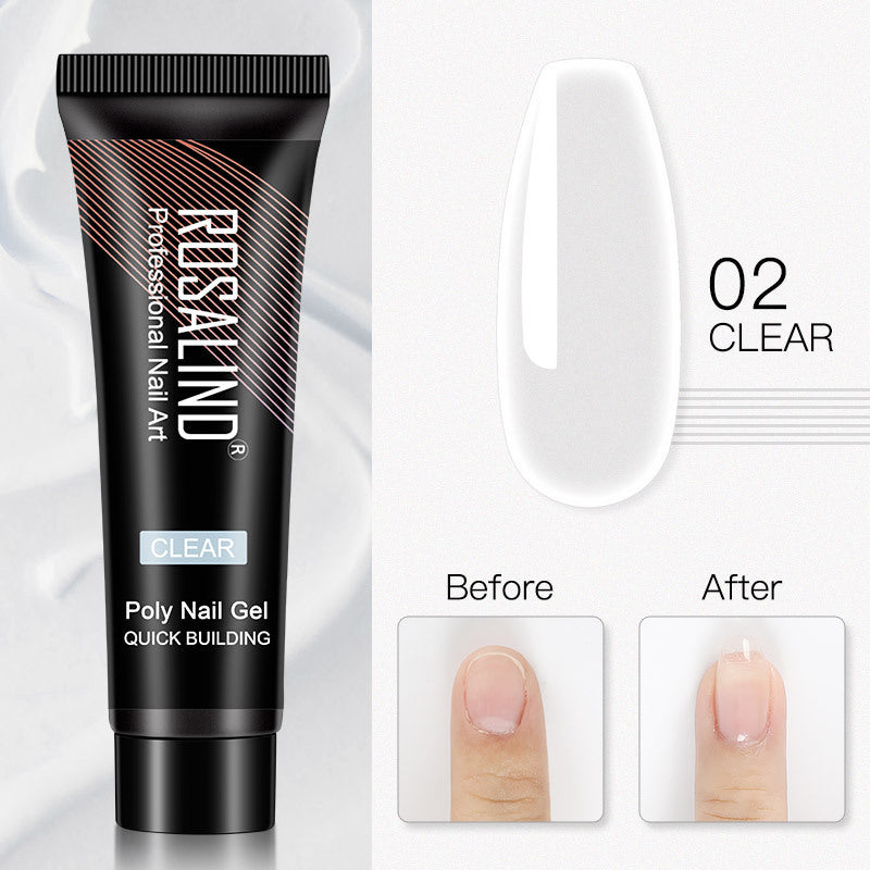 Crystal Light Therapy Gel Nail Quick Extension – Fast-Curing Nail Builder Gel for Salon & Home Use