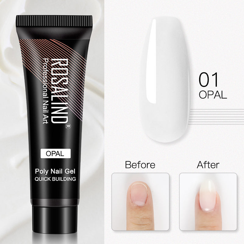 Crystal Light Therapy Gel Nail Quick Extension – Fast-Curing Nail Builder Gel for Salon & Home Use