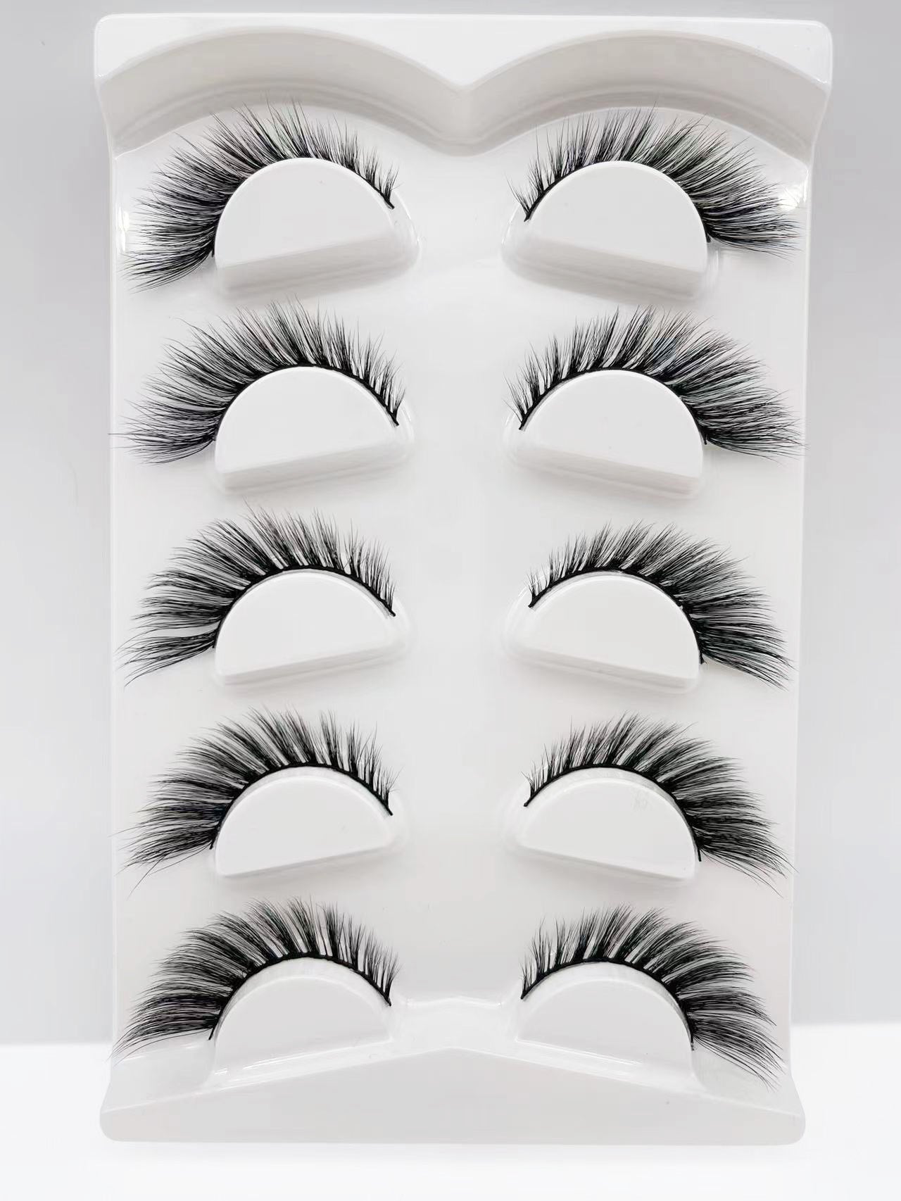 Mink Eyelashes – Eye Tail Lengthening Natural Flat False Lashes for Everyday & Party Makeup
