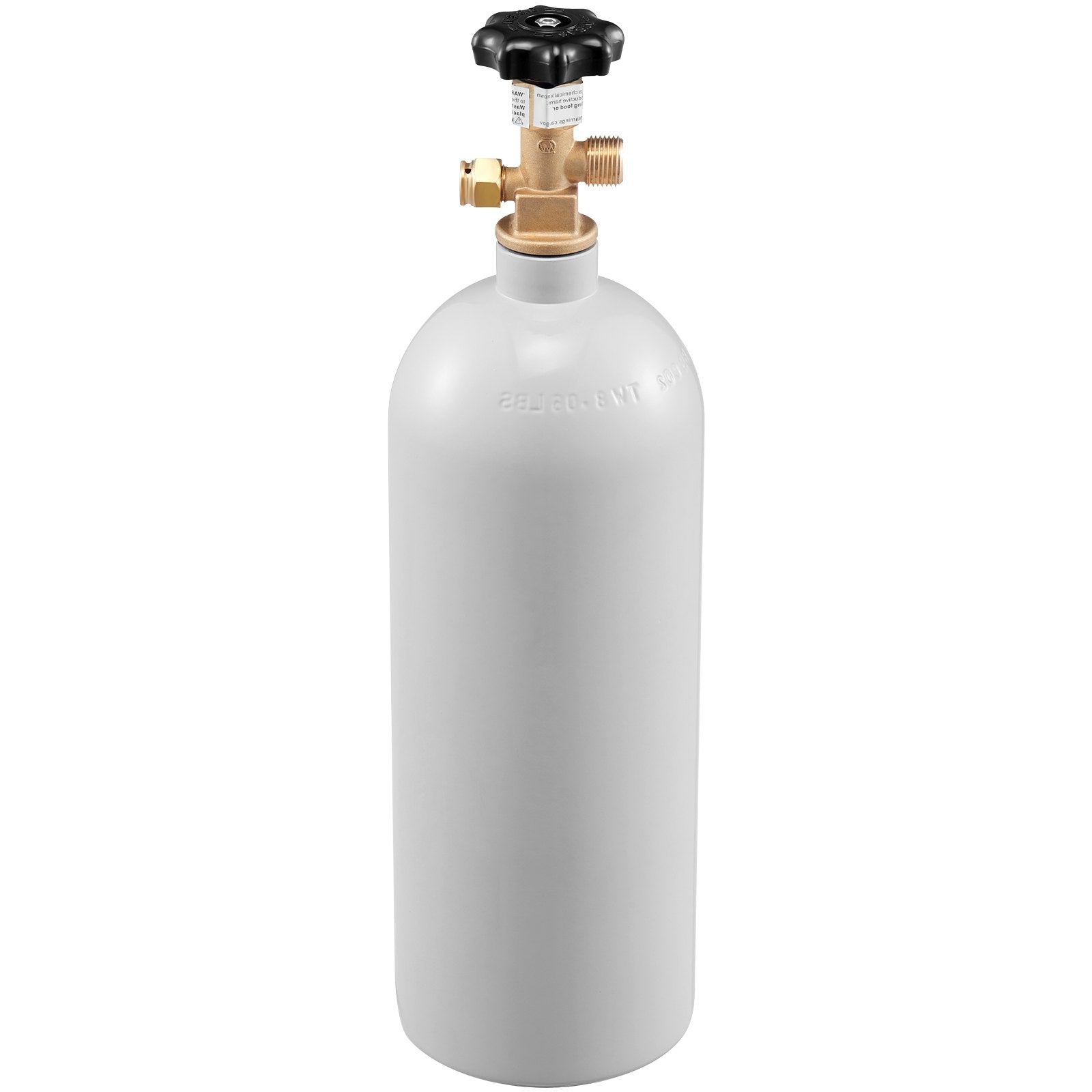 VEVOR 5 Lbs CO2 Tank – Aluminum Gas Cylinder with CGA320 Valve for Draft Beer, Soda & Home Brewing