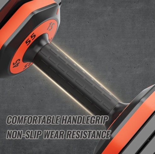 Adjustable Dumbbell Set 55 LB – 10-in-1 Fast Gear Dumbbells for Men & Women, Home Gym Fitness, Full-Body Workout