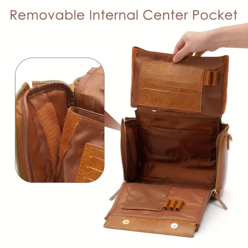 Women’s Multifunctional Leather Shoulder Bag – Stylish Handbag, Crossbody Tote, Large Capacity Purse