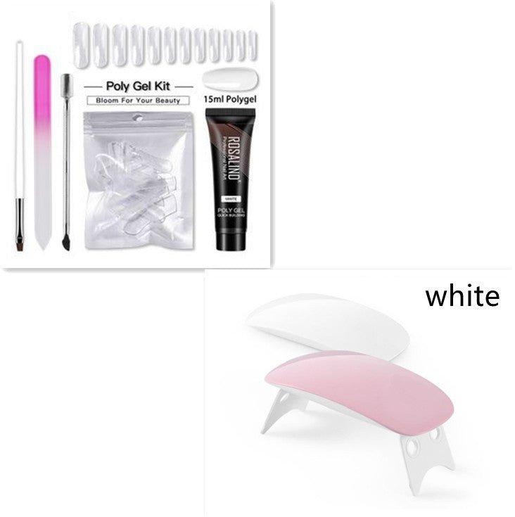 Crystal Light Therapy Gel Nail Quick Extension – Fast-Curing Nail Builder Gel for Salon & Home Use