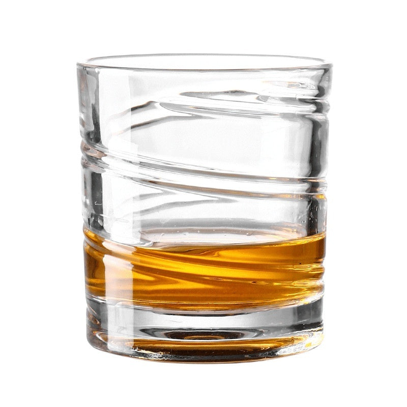 Creative Gyro Whiskey Glass – Unique Rotating Wine Tumbler, Personality Crystal Glass for Whiskey, Scotch & Bourbon
