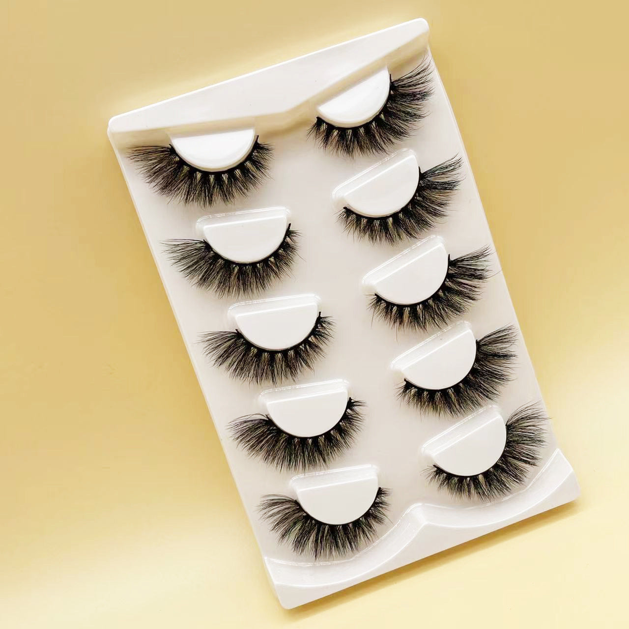 Mink Eyelashes – Eye Tail Lengthening Natural Flat False Lashes for Everyday & Party Makeup