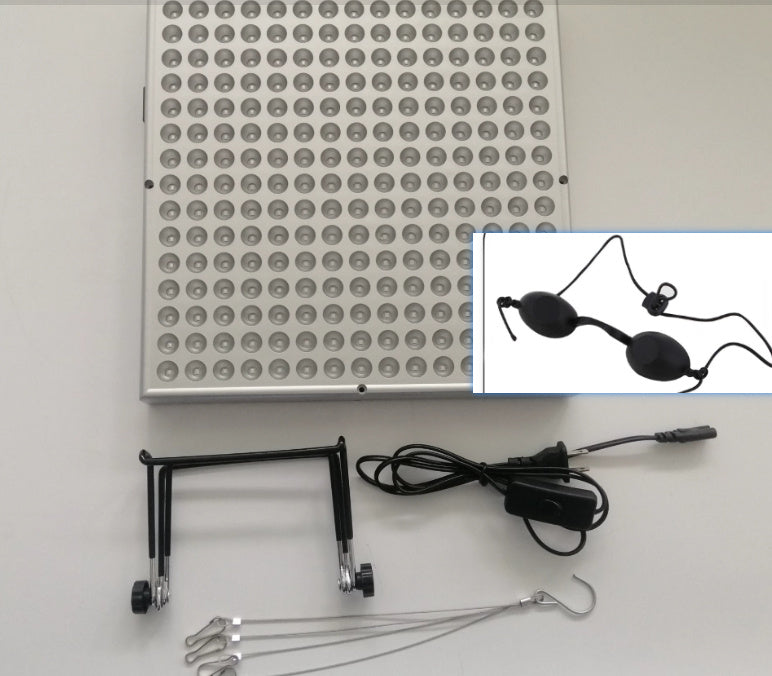 45W LED Near-Infrared Therapy Light with Floor Stand – Red Light Therapy Lamp for Pain Relief, Skin & Muscle Recovery