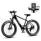 Professional Electric Bike for Adults – 1000W Fat Tire Mountain Ebike, 26x4.0” Off-Road Bicycle, 48V 15Ah Battery, UL & GCC Certified