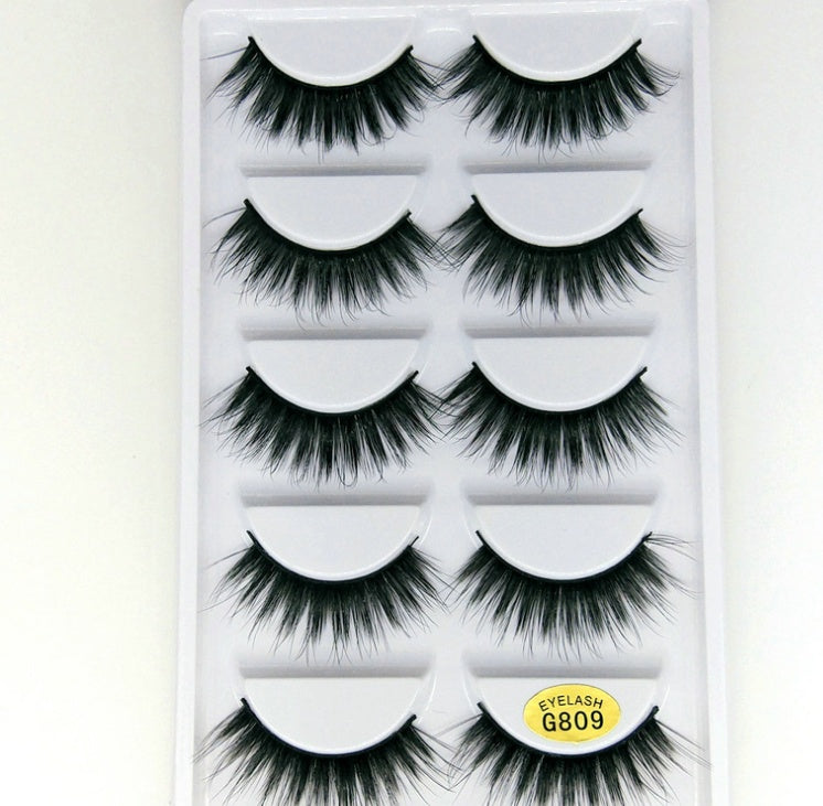 3D Mink Hair False Eyelashes – Natural Look, Wispy & Reusable Lashes for Glam Makeup