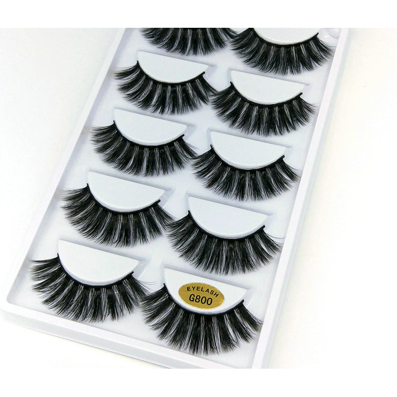 3D Mink Hair False Eyelashes – Natural Look, Wispy & Reusable Lashes for Glam Makeup
