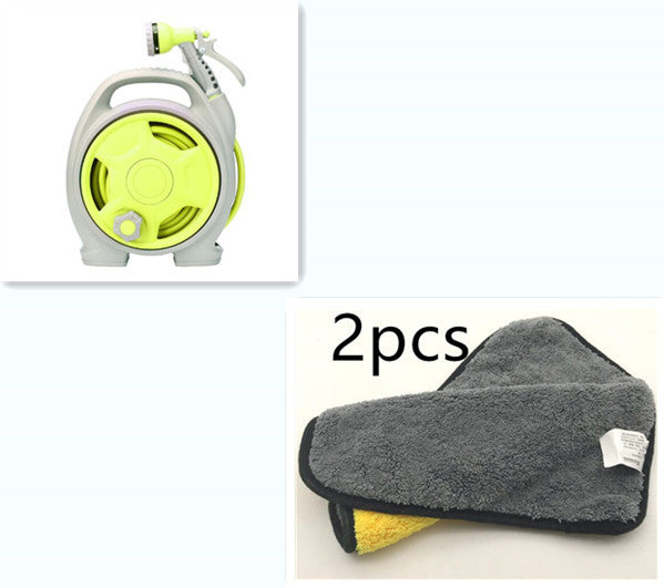 Car Wash Water Pipe with Storage Pipe Frame – High Pressure Garden Hose Reel for Car Cleaning & Outdoor Use